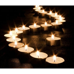 We Can Source It Ltd 400 White Unscented Tea Light Candles 8 Hour Burn Clean Burning Non Toxic Tealights For Weddings Parties Home - thumbnail 2