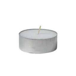 We Can Source It Ltd 400 White Unscented Tea Light Candles 8 Hour Burn Clean Burning Non Toxic Tealights For Weddings Parties Home - thumbnail 1