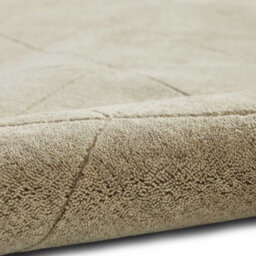 Beige Chequered , Geometric Luxurious , Modern , Plain , Wool Easy To Clean Rug For Bedroom, Living Room - 150Cm X 230Cm - thumbnail 4