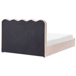 Beliani Ottoman Bed Boucle Nanterre 160 X 200 Cm (Eu King Size) Beige - thumbnail 8