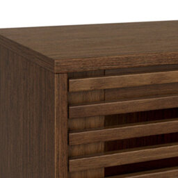 Kari Dark Oak 3 Door Large Sideboard Cabinet - By Roseland Furniture - thumbnail 5