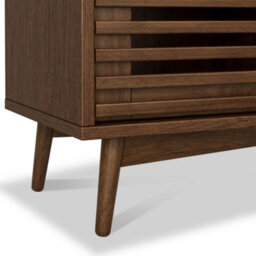 Kari Dark Oak 3 Door Large Sideboard Cabinet - By Roseland Furniture - thumbnail 6