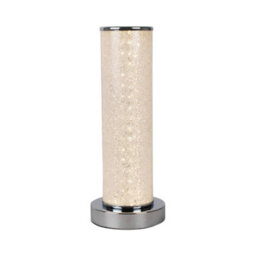 Pagazzi Lighting Pagazzi Daria Led Silver Sparkle Table Lamp