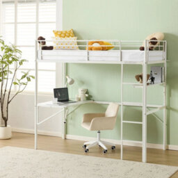 Bunk Single High Sleeper Bed With Gaming Desk Gaming Bed - thumbnail 3