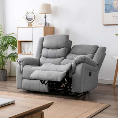 More4Homes Seattle Electric Fabric Recliner 2 Seater Sofa - image 1