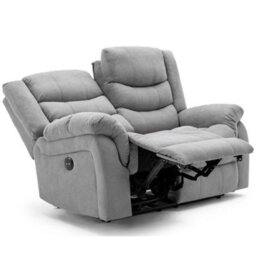 More4Homes Seattle Electric Fabric Recliner 2 Seater Sofa - thumbnail 4