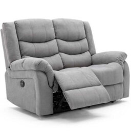 More4Homes Seattle Electric Fabric Recliner 2 Seater Sofa - thumbnail 3