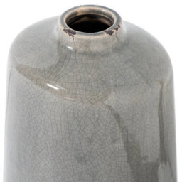 Hill Interiors Garda Liv Glazed Vase Grey (28Cm X 18Cm X 18Cm) - thumbnail 2
