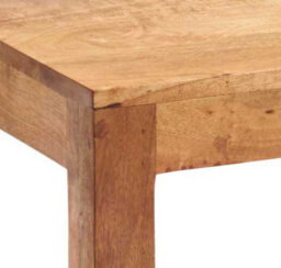 Buttercup Farm Toko Light Mango Large Dining Table - Solid Mango Wood - L90 X W180 X H76 Cm - thumbnail 3