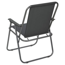 Urbn-Living Urbnliving 76Cm Height 4Pcs Grey Garden Patio Metal Folding Chairs Camping Beach Picnic Outdoor Seats - thumbnail 3