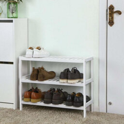 Taylor & Brown 3-Tier Shoe Rack Organiser, Holds 12 Pairs, Space-Saving Shoe Storage Shelf For Bedroom, Hallway & Entryway - thumbnail 2