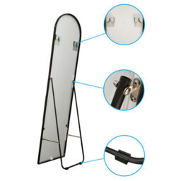 Sline Arched Full Length Mirror,1500X500mm,free Standing Mirror Full Body With Aluminum Alloy Frame - thumbnail 6