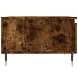 Berkfield Coffee Table Smoked Oak 55X55X36.5 Cm Engineered Wood - thumbnail 7