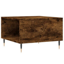 Berkfield Coffee Table Smoked Oak 55X55X36.5 Cm Engineered Wood - thumbnail 8
