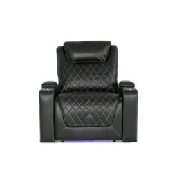 Valencia Oslo Xl Home Cinema Seating Row Of 6 Black Nappa Leather Power Recliner,tactile Control System - thumbnail 2
