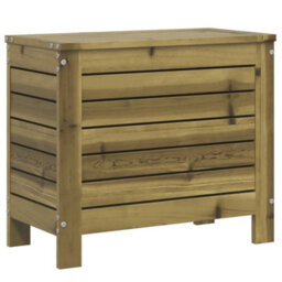Berkfield Garden Footstool 62X31.5X52 Cm Impregnated Wood Pine - thumbnail 2
