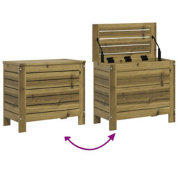 Berkfield Garden Footstool 62X31.5X52 Cm Impregnated Wood Pine - thumbnail 7