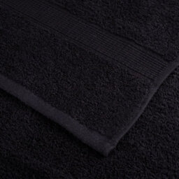 Berkfield Premium Shower Towels Solund 4 Pcs Black 70X140 Cm 600 Gsm - thumbnail 6