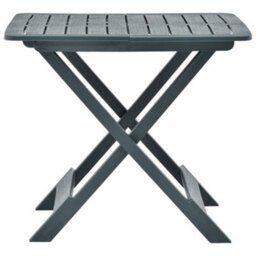 Berkfield Folding Garden Table Green 79X72X70 Cm Plastic - thumbnail 2