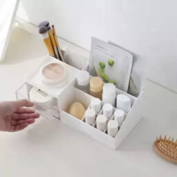 Desk Organiser Stationery Storage Box Pen Pencil Holder Office Tidy - thumbnail 4