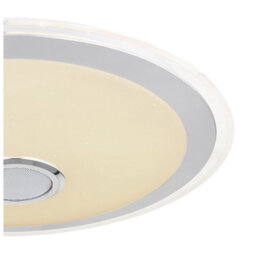 Luminosa Lighting Luminosa Dunny Decorative Flush Ceiling Light White Led Dimmable 2700-6500K Remote Control - thumbnail 3
