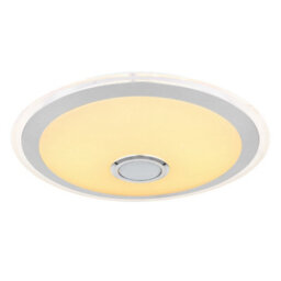 Luminosa Lighting Luminosa Dunny Decorative Flush Ceiling Light White Led Dimmable 2700-6500K Remote Control - thumbnail 5