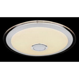 Luminosa Lighting Luminosa Dunny Decorative Flush Ceiling Light White Led Dimmable 2700-6500K Remote Control - thumbnail 4