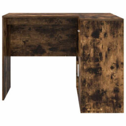 Berkfield Corner Desk Smoked Oak 102X88X75 Cm Engineered Wood - thumbnail 7