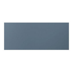 GoodHome Alisma Matt Blue Slab 2 Drawer Front, Bridging Door & Bi-Fold Door, Pack Of 2 (H)340mm (W)797mm (T)18mm