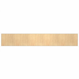 Berkfield Modern Rug Rectangular Light Natural80X1000 Cm Bamboo