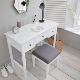 Nöa & Nani Noa & Nani Dressing Table With Drawers And Stool In White Karlstad - thumbnail 2