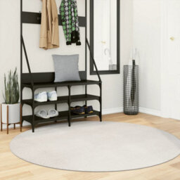 Walplus Rug Iza Short Pile Scandinavian Look Cream 160 Cm - thumbnail 1