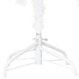 Berkfield Artificial Christmas Tree With Thick Branches White 120 Cm Pvc - thumbnail 4