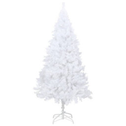 Berkfield Artificial Christmas Tree With Thick Branches White 120 Cm Pvc - thumbnail 2