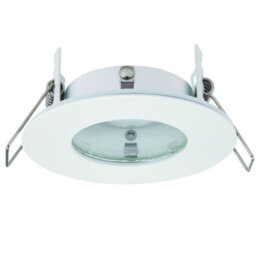 Ip65 Bathroom Slim Round Ceiling Downlight Matt White Recessed Gu10 Led Lamp - thumbnail 1