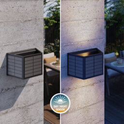 Calex Caserta Solar Wall Black  Light Up And Down Outdoor Waterproof 2 Pack - thumbnail 3