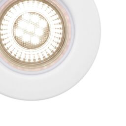 GoodHome Hodgkin Matt White Fixed Led Fire-Rated Neutral White Downlight Ip65 - thumbnail 4