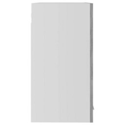 Berkfield Hanging Glass Cabinet Concrete Grey  60X31X60 Cm Engineered Wood - thumbnail 7