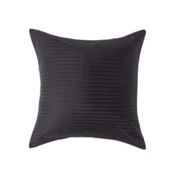 Homescapes Black Continental Egyptian Cotton Pillowcase 330 Tc, 60 X 60 Cm