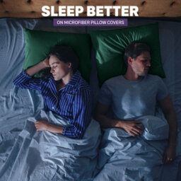 Oxford Homeware Plain Dyed Pillowcase Pair (W)50X(L)75 Cm- Soft Breathable Easy Care Standard Size Bed Pillow Covers Emerald Green - thumbnail 4