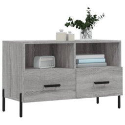 Berkfield Tv Cabinet Grey Sonoma 80X36X50 Cm Engineered Wood - thumbnail 3