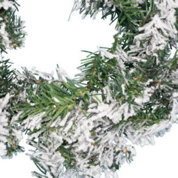 Pelle & Sol Christmas Wreath - 45Cm Realistic Snow-Tipped - Door Window Wall Home Decor & Festive Home Christmas Decorations - thumbnail 4