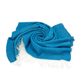 Luxury Living 100% Acrylic Throw - 150Cm X 125Cm - Aqua - thumbnail 3