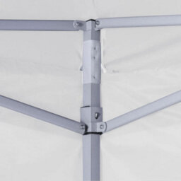 Berkfield Professional Folding Party Tent With 4 Sidewalls 3X3 M Steel White - thumbnail 8