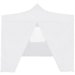 Berkfield Professional Folding Party Tent With 4 Sidewalls 3X3 M Steel White - thumbnail 3