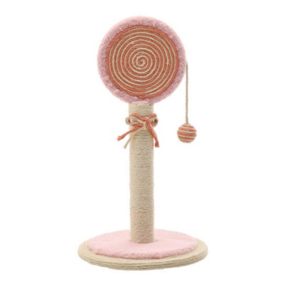 Living And Home Pink Lollipops Cat Scratching Posts With Hanging Ball - image 1