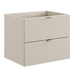 Heze Furniture Dalia Bathroom Cabinet Vanity Unit 100Cm With  Basin In Cashmere & Cremona Oak - thumbnail 4