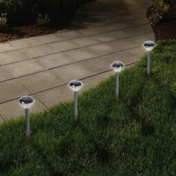 10X Solar Powered Garden Led Diamond Stake Lights Patio Lawn Pathway Decor - thumbnail 3