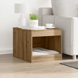 Walplus Artisian Oak Cat Litter Box Enclosure 47X59X42 Cm Engineered Wood - thumbnail 1