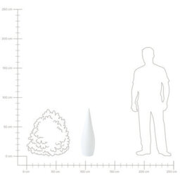 Beliani White Outdoor Led Floor Lamp Ip54 Waterproof With Remote, Rechargeable Usb, 16 Colours, 81Cm High - thumbnail 9